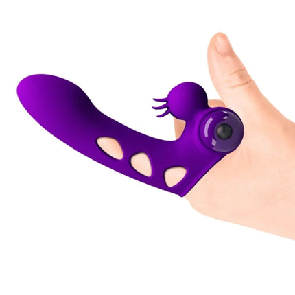 PRETTY LOVE - ORLANDO PURPLE VIBRATOR FINGERHÜLLE - Penishülle
