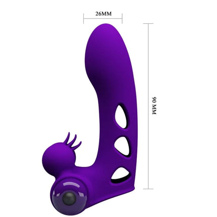 PRETTY LOVE - ORLANDO PURPLE VIBRATOR FINGERHÜLLE - Penishülle