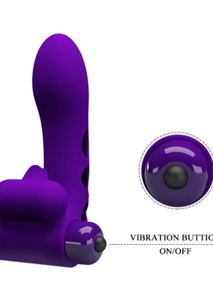 PRETTY LOVE - ORLANDO PURPLE VIBRATOR FINGERHÜLLE - Penishülle