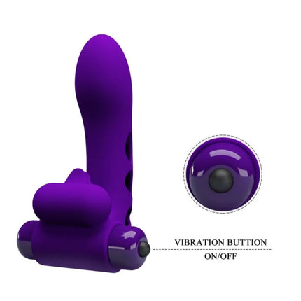 PRETTY LOVE - ORLANDO PURPLE VIBRATOR FINGERHÜLLE - Penishülle