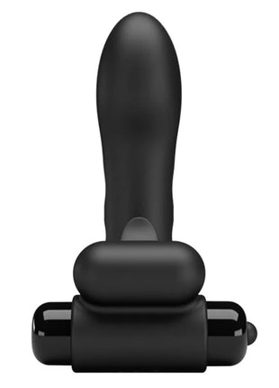 PRETTY LOVE - ORLANDO SCHWARZE VIBRATOR-FINGERHÜLLE - Penishülle