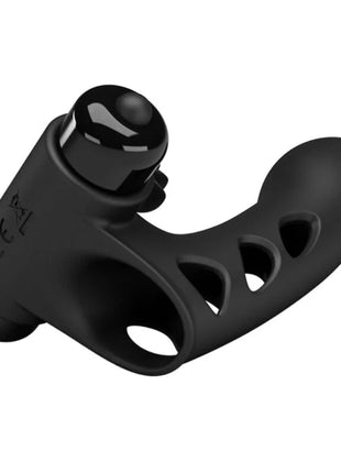 PRETTY LOVE - ORLANDO SCHWARZE VIBRATOR-FINGERHÜLLE - Penishülle