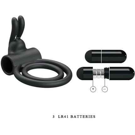 PRETTY LOVE - OSMOND VIBRATORRING AUS SILIKON - Penisring für Paare