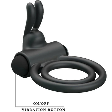 PRETTY LOVE - OSMOND VIBRATORRING AUS SILIKON - Penisring für Paare