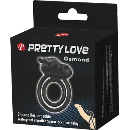 PRETTY LOVE - OSMOND VIBRATORRING AUS SILIKON - Penisring für Paare