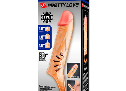 PRETTY LOVE - PENISHÜLLE MIT VERLÄNGERUNGEN