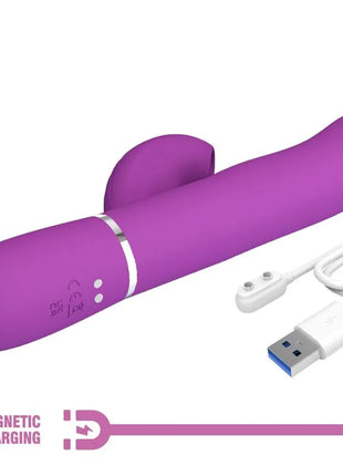 PRETTY LOVE - PERLITA 3 IN 1 MULTIFUNKTIONS-RABBIT-VIBRATOR LILA
