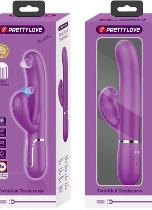 PRETTY LOVE - PERLITA 3 IN 1 MULTIFUNKTIONS-RABBIT-VIBRATOR LILA
