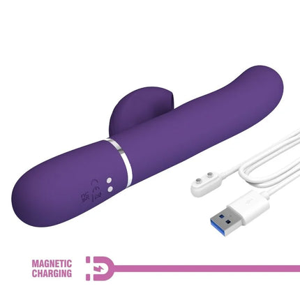 PRETTY LOVE - PERLITA G-SPOT VIBRATOR 3 IN 1 MULTIFUNKTIONS-LILA - G-Punkt Vibratoren
