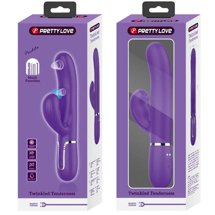 PRETTY LOVE - PERLITA G-SPOT VIBRATOR 3 IN 1 MULTIFUNKTIONS-LILA - G-Punkt Vibratoren