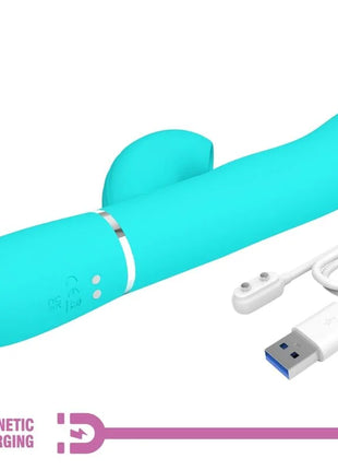 PRETTY LOVE - PERLITA MULTIFUNKTIONS-3-IN-1-G-PUNKT-VIBRATOR AQUA GRÜN - G-Punkt Vibratoren