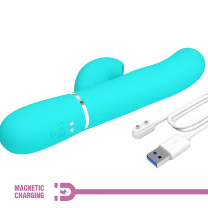 PRETTY LOVE - PERLITA MULTIFUNKTIONS-3-IN-1-G-PUNKT-VIBRATOR AQUA GRÜN - G-Punkt Vibratoren