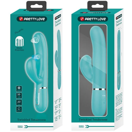 PRETTY LOVE - PERLITA MULTIFUNKTIONS-3-IN-1-G-PUNKT-VIBRATOR AQUA GRÜN - G-Punkt Vibratoren
