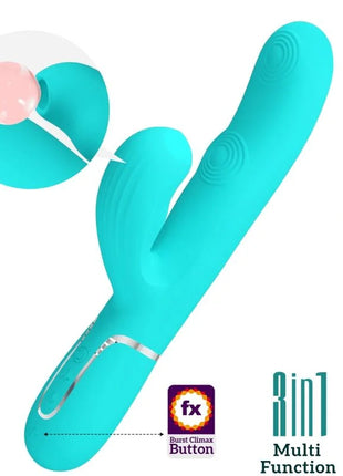 PRETTY LOVE - PERLITA MULTIFUNKTIONS-3-IN-1-G-PUNKT-VIBRATOR AQUA GRÜN - G-Punkt Vibratoren