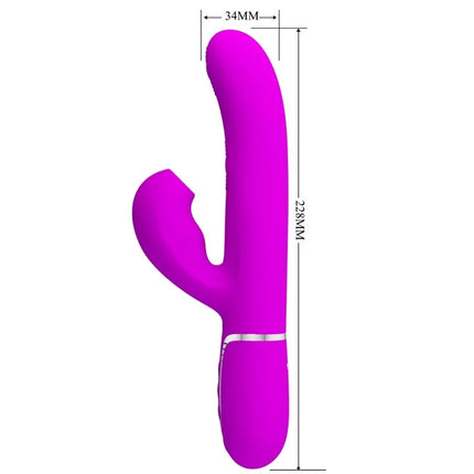 PRETTY LOVE - PERLITA MULTIFUNKTIONS-3-IN-1-G-SPOT-VIBRATOR - Rabbit-Vibrator