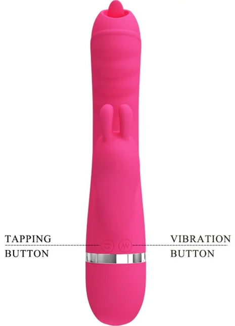 PRETTY LOVE - PHOENIX MULTIFUNKTIONS-KANINCHENVIBRATOR ROSA
