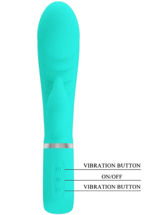 PRETTY LOVE - PRESCOTT MULTIFUNKTIONS-G-SPOT-VIBRATOR AQUA GREEN - Rabbit-Vibrator