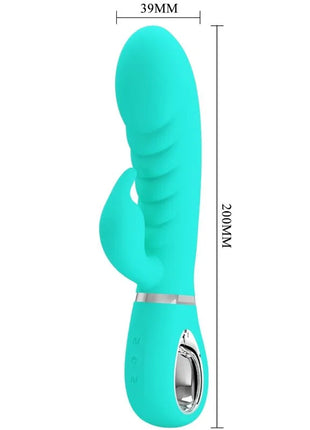 PRETTY LOVE - PRESCOTT MULTIFUNKTIONS-G-SPOT-VIBRATOR AQUA GREEN - Rabbit-Vibrator