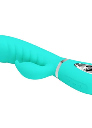 PRETTY LOVE - PRESCOTT MULTIFUNKTIONS-G-SPOT-VIBRATOR AQUA GREEN - Rabbit-Vibrator