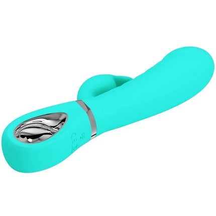PRETTY LOVE - PRESCOTT MULTIFUNKTIONS-G-SPOT-VIBRATOR AQUA GREEN - Rabbit-Vibrator