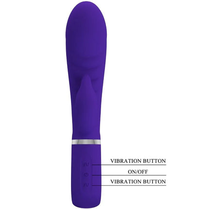 PRETTY LOVE - PRESCOTT MULTIFUNKTIONS-G-SPOT-VIBRATOR LILA - Rabbit-Vibrator