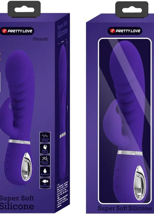 PRETTY LOVE - PRESCOTT MULTIFUNKTIONS-G-SPOT-VIBRATOR LILA - Rabbit-Vibrator