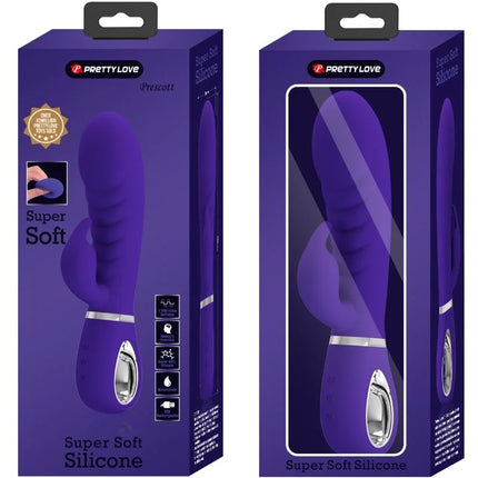 PRETTY LOVE - PRESCOTT MULTIFUNKTIONS-G-SPOT-VIBRATOR LILA - Rabbit-Vibrator