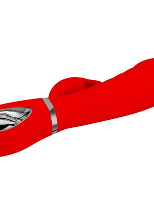 PRETTY LOVE - PRESCOTT MULTIFUNKTIONS-G-SPOT-VIBRATOR ROT - Rabbit-Vibrator