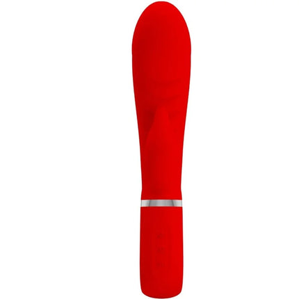 PRETTY LOVE - PRESCOTT MULTIFUNKTIONS-G-SPOT-VIBRATOR ROT - Rabbit-Vibrator