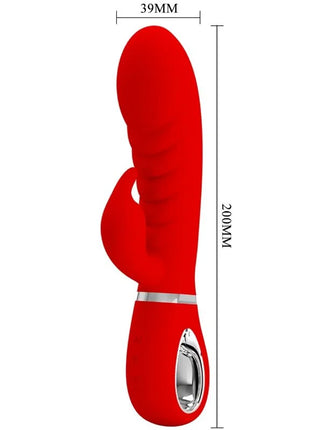 PRETTY LOVE - PRESCOTT MULTIFUNKTIONS-G-SPOT-VIBRATOR ROT - Rabbit-Vibrator