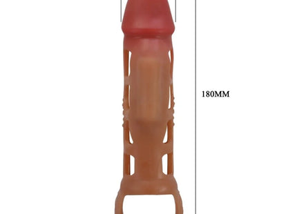 PRETTY LOVE - PRESTON VIBRIERENDE PENISHÜLLE - 18 CM - Penishülle