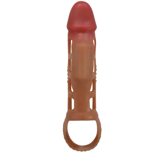 PRETTY LOVE - PRESTON VIBRIERENDE PENISHÜLLE - 18 CM - Penishülle