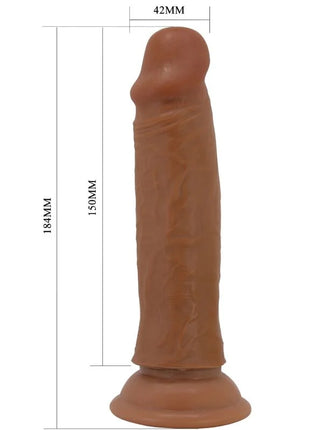 PRETTY LOVE - QUENTIN REALISTISCHER DILDO 18 CM BRAUN