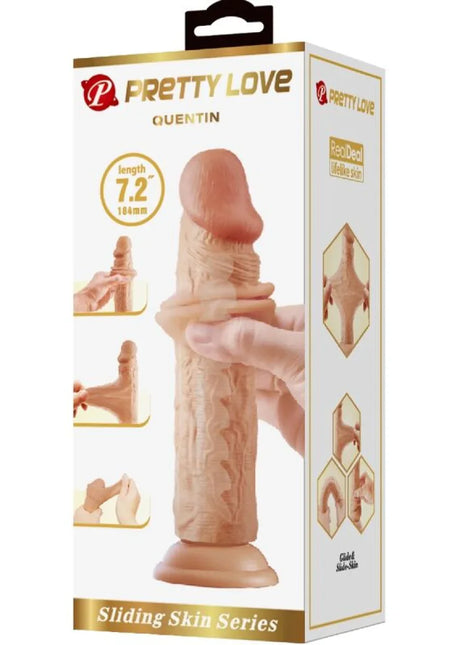 PRETTY LOVE - QUENTIN REALISTISCHER DILDO 18 CM FLEISCH