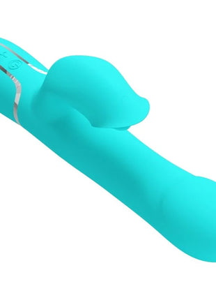 PRETTY LOVE - RABBIT VIBRATOR PEARLS AQUA GREEN - Rabbit-Vibratoren
