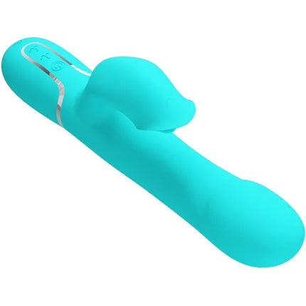 PRETTY LOVE - RABBIT VIBRATOR PEARLS AQUA GREEN - Rabbit-Vibratoren