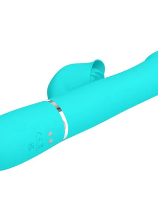 PRETTY LOVE - RABBIT VIBRATOR PEARLS AQUA GREEN - Rabbit-Vibratoren