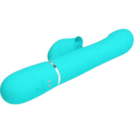 PRETTY LOVE - RABBIT VIBRATOR PEARLS AQUA GREEN - Rabbit-Vibratoren