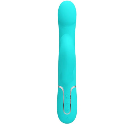 PRETTY LOVE - RABBIT VIBRATOR PEARLS AQUA GREEN - Rabbit-Vibratoren