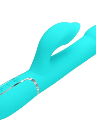 PRETTY LOVE - RABBIT VIBRATOR PEARLS AQUA GREEN - Rabbit-Vibratoren