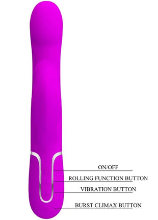 PRETTY LOVE - RABBIT VIBRATOR PERLEN VIOLET - Rabbit-Vibratoren