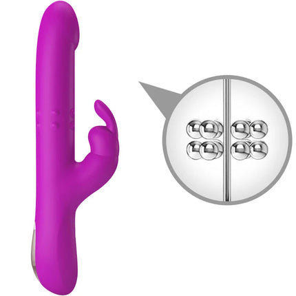 PRETTY LOVE - REESE VIBRATOR MIT LILA ROTATION - Rabbit-Vibratoren