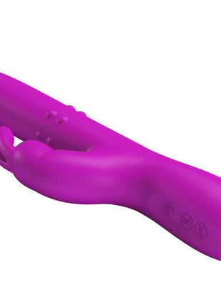 PRETTY LOVE - REESE VIBRATOR MIT LILA ROTATION - Rabbit-Vibratoren