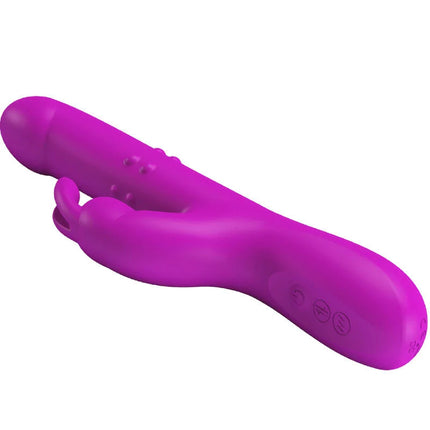 PRETTY LOVE - REESE VIBRATOR MIT LILA ROTATION - Rabbit-Vibratoren