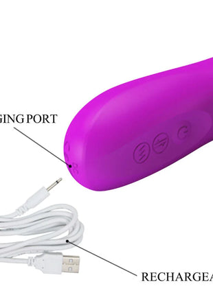 PRETTY LOVE - REESE VIBRATOR MIT LILA ROTATION - Rabbit-Vibratoren