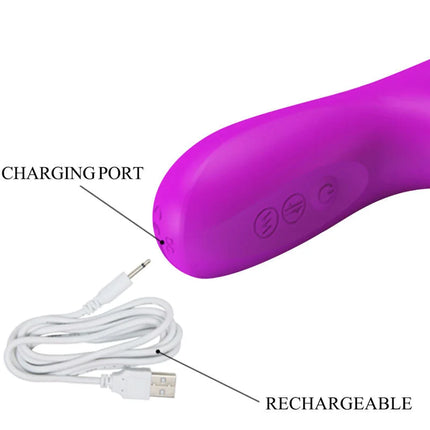 PRETTY LOVE - REESE VIBRATOR MIT LILA ROTATION - Rabbit-Vibratoren