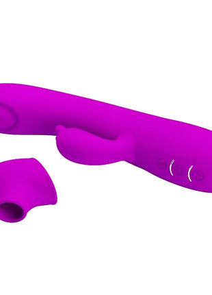 PRETTY LOVE - REGINA WIEDERAUFLADBARER VIBRATOR-SAUGER LILA - Rabbit-Vibratoren