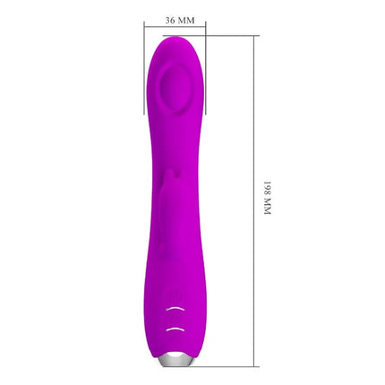 PRETTY LOVE - REGINA WIEDERAUFLADBARER VIBRATOR-SAUGER LILA - Rabbit-Vibratoren