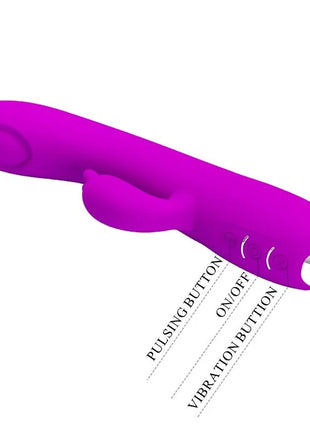 PRETTY LOVE - REGINA WIEDERAUFLADBARER VIBRATOR-SAUGER LILA - Rabbit-Vibratoren