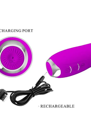 PRETTY LOVE - REGINA WIEDERAUFLADBARER VIBRATOR-SAUGER LILA - Rabbit-Vibratoren